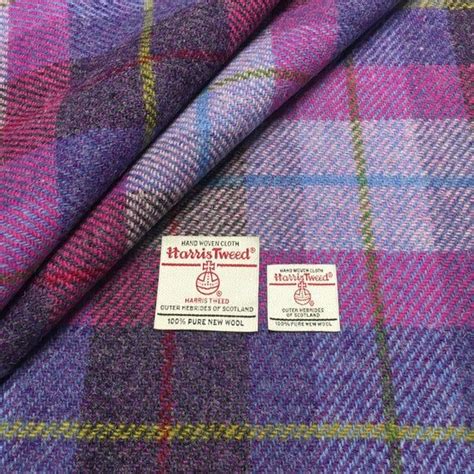 purple tweed fabric scotland.